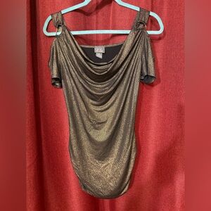 Elegant Metallic Top